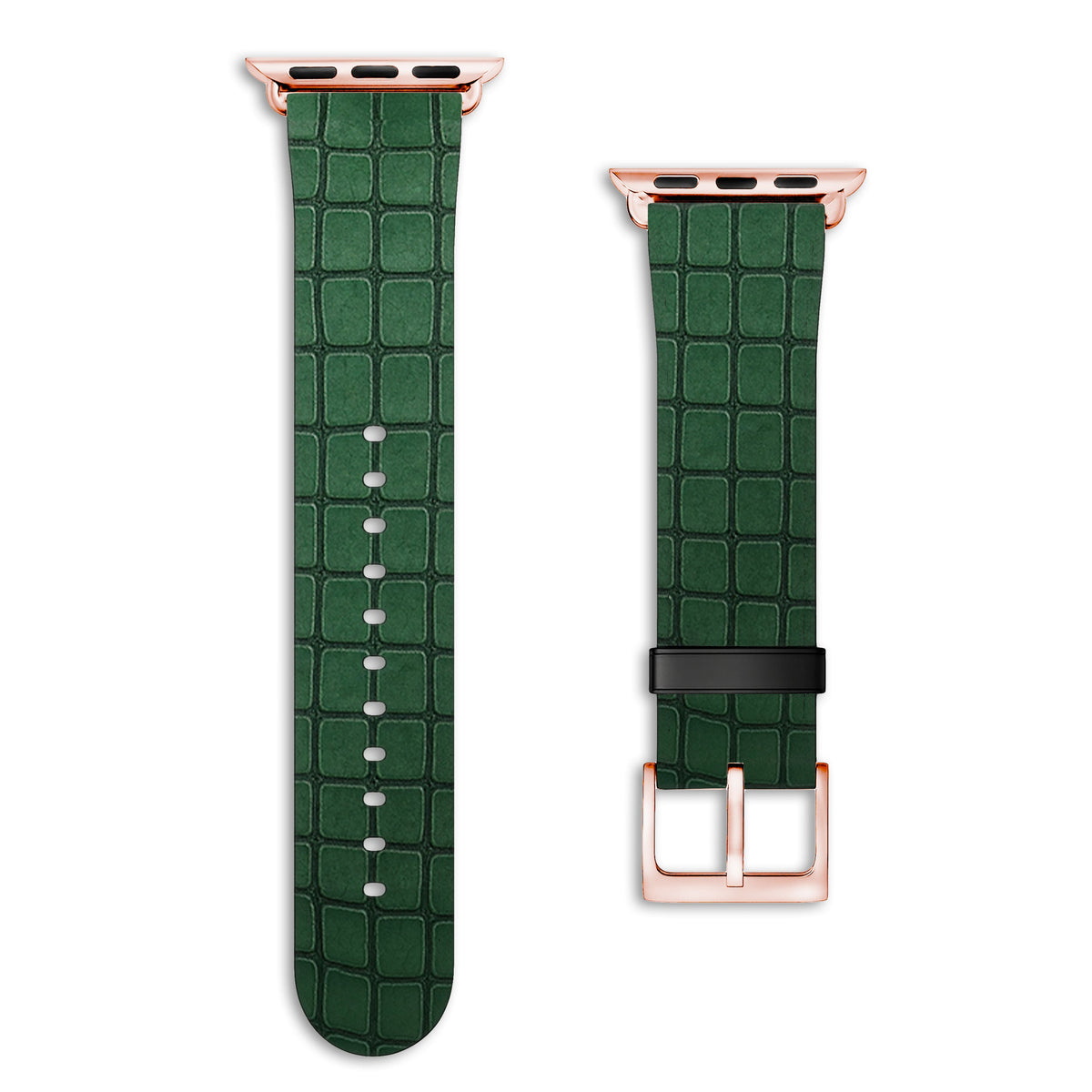 Nilo - Apple Watch Armband 38/40/41/42mm 38 40 41 42mm Matt Rose Gold NALIA Kunstleder Armband