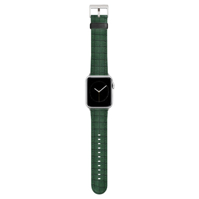 Nilo - Apple Watch Armband 38/40/41/42mm 38 40 41 42mm Matt Silber NALIA Kunstleder Armband