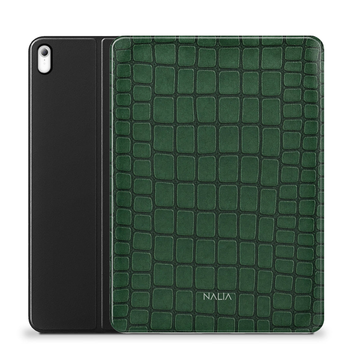 Nilo iPad (A16, 2025) Klapphülle mit Krokomuster