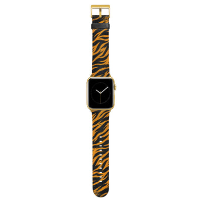 Tora - Apple Watch Armband 44/45/46/49mm 44 45 46 49mm Matt Gold NALIA Kunstleder Armband