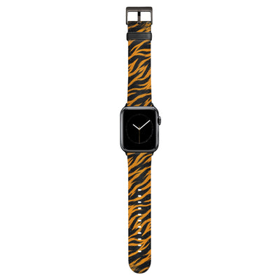Tora - Apple Watch Armband 38/40/41/42mm 38 40 41 42mm Matt Schwarz NALIA Kunstleder Armband