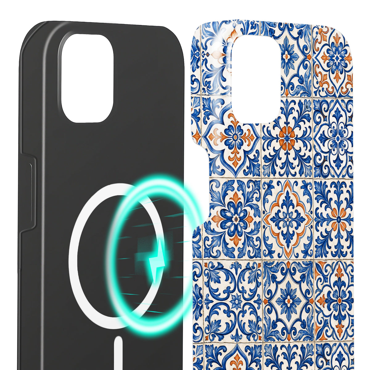 Azulejo - iPhone 15 Hülle NALIA Protective Hülle