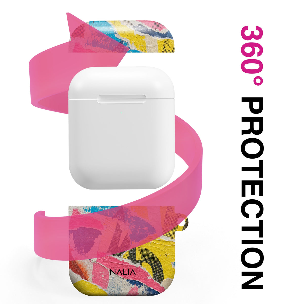 Litfass - AirPods 1 / 2 Hülle NALIA Protective Hülle
