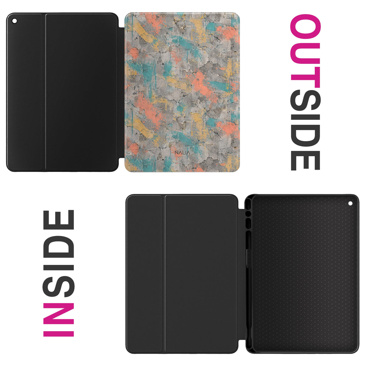Platte - iPad (9th/8th/7th Generation) Hülle NALIA Protective Hülle