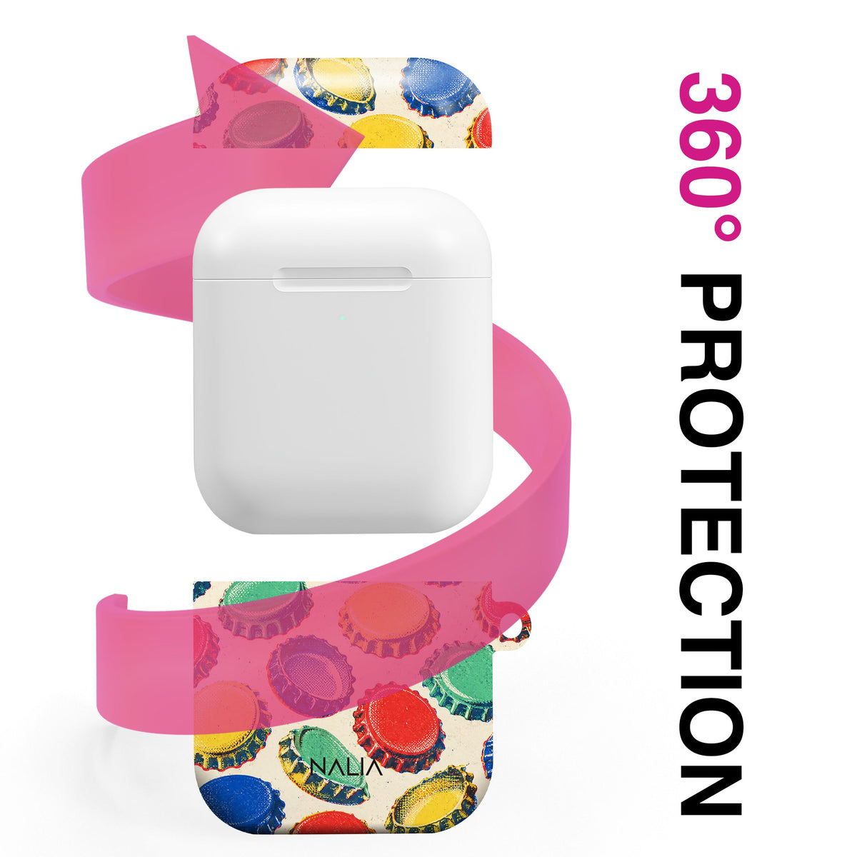 Kronkorken - AirPods 1 / 2 Hülle NALIA Protective Hülle