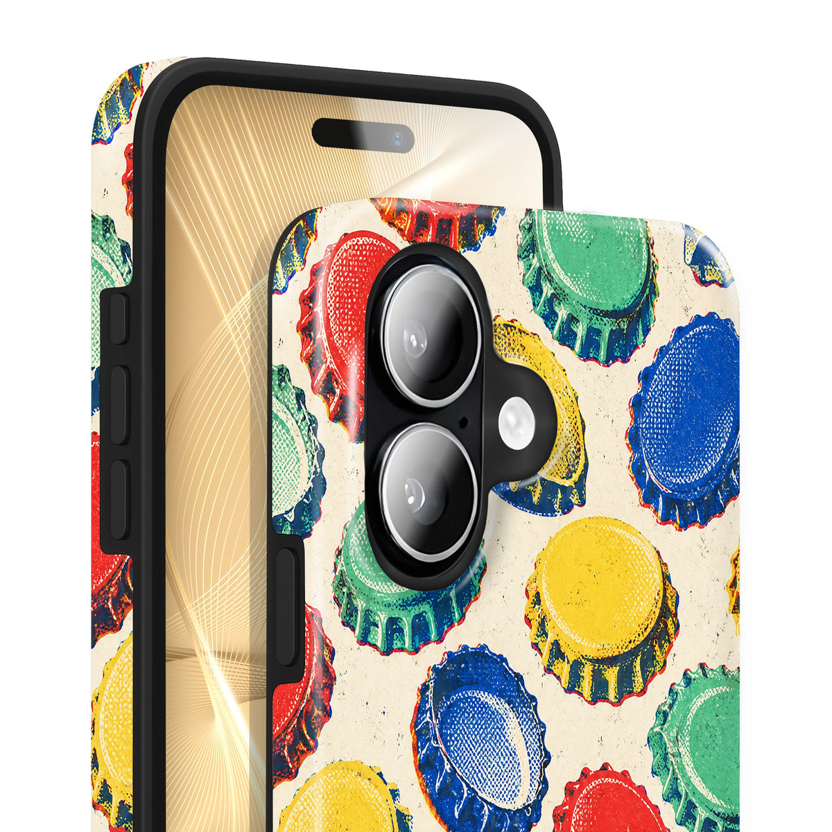 Kronkorken - iPhone 16 Hülle NALIA Protective Hülle