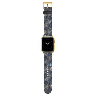 Tanzfläche - Apple Watch Armband 38/40/41/42mm 38 40 41 42mm Gold Matte NALIA Kunstleder Armband