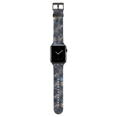 Tanzfläche - Apple Watch Armband 44/45/46/49mm 44 45 46 49mm Black Matte NALIA Kunstleder Armband