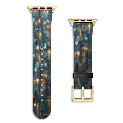 Schauer - Apple Watch Armband 38/40/41/42mm 38 40 41 42mm Gold Matte NALIA Kunstleder Armband