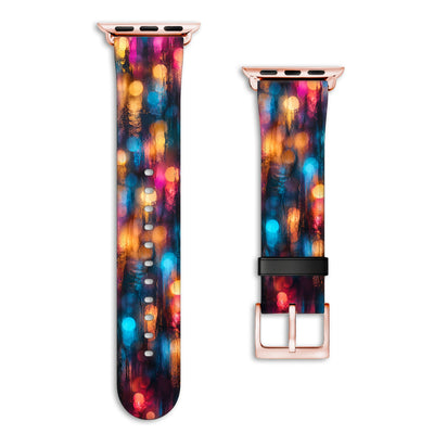Späti - Apple Watch Armband 44/45/46/49mm 44 45 46 49mm Rose Gold Matte NALIA Kunstleder Armband