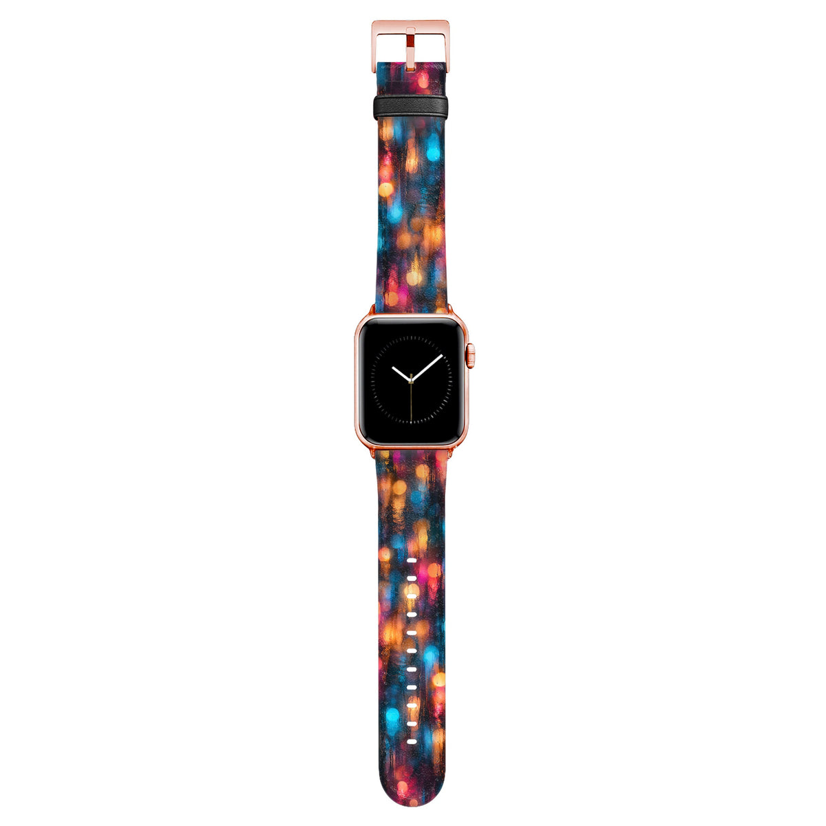 Späti - Apple Watch Armband 44/45/46/49mm 44 45 46 49mm Rose Gold Matte NALIA Kunstleder Armband