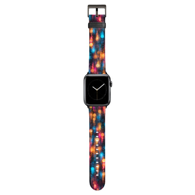 Späti - Apple Watch Armband 44/45/46/49mm 44 45 46 49mm Black Matte NALIA Kunstleder Armband