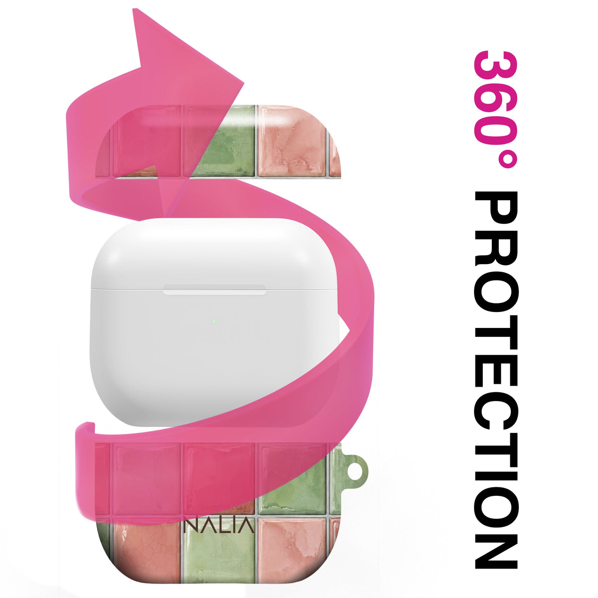 Bahnsteig - AirPods 3 Hülle NALIA Protective Hülle