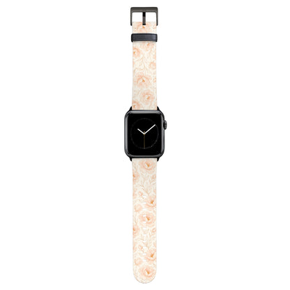 Blush - Apple Watch Armband 44-49mm & 42 (Serie 1-3) 44-49mm & 42 (Serie 1-3) Matt Schwarz NALIA Kunstleder Armband
