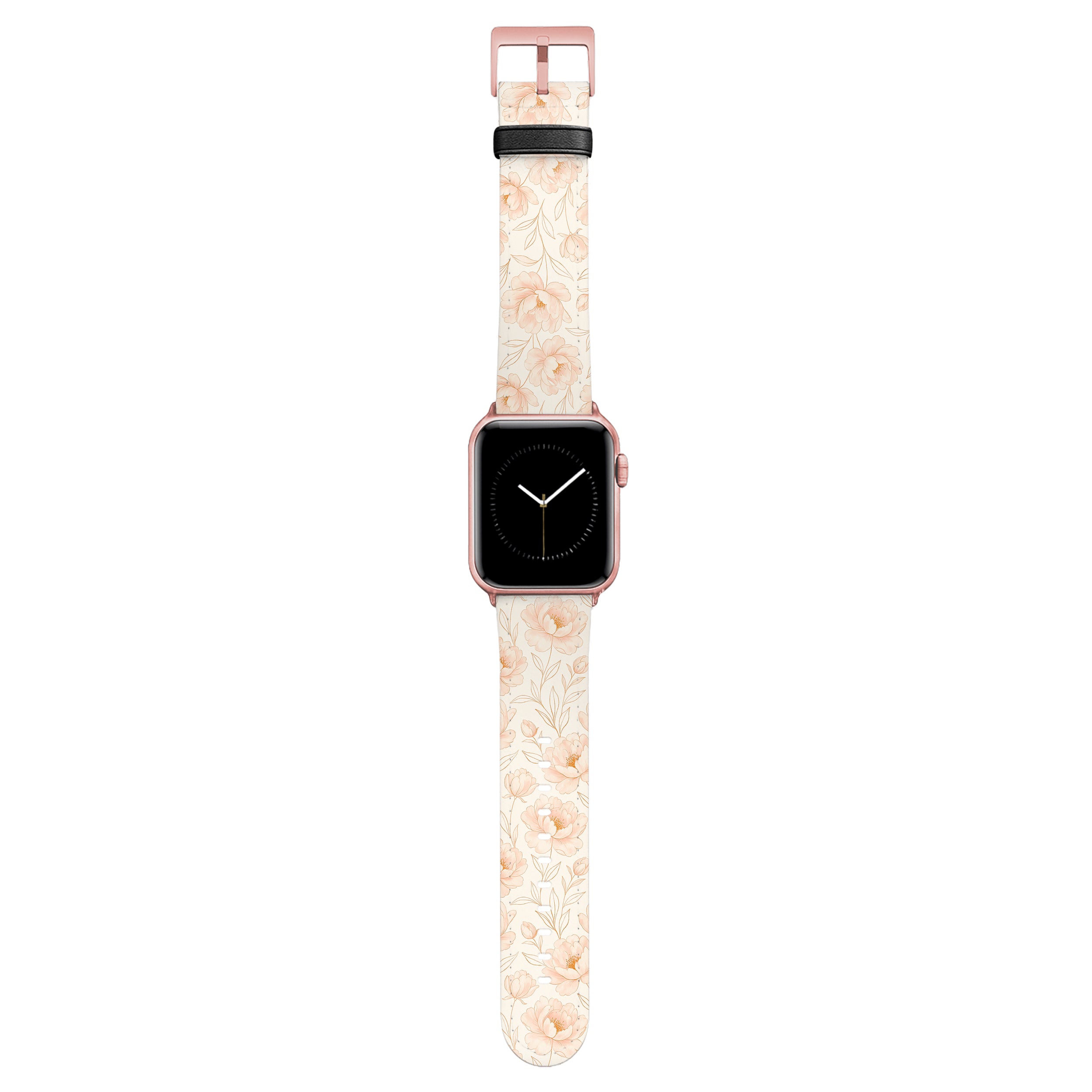 Blush - Apple Watch Armband 44-49mm & 42 (Serie 1-3) 44-49mm & 42 (Serie 1-3) Matt Rose Gold NALIA Kunstleder Armband
