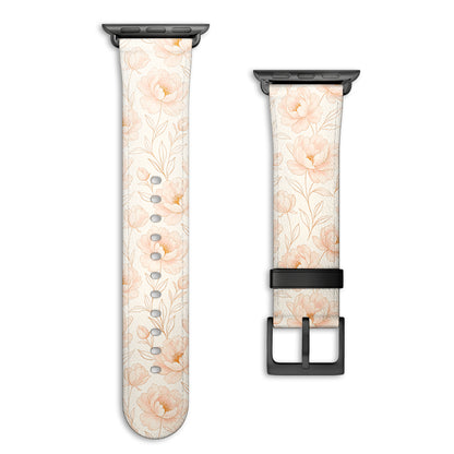 Blush - Apple Watch Armband 38-41mm & 42 (ab Serie 10) 38-41mm & 42 (ab Serie 10) Matt Schwarz NALIA Kunstleder Armband