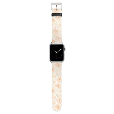Blush - Apple Watch Armband 38-41mm & 42 (Serie 10-11) 38-41mm & 42 (Serie 10-11) Matt Silber NALIA Kunstleder Armband