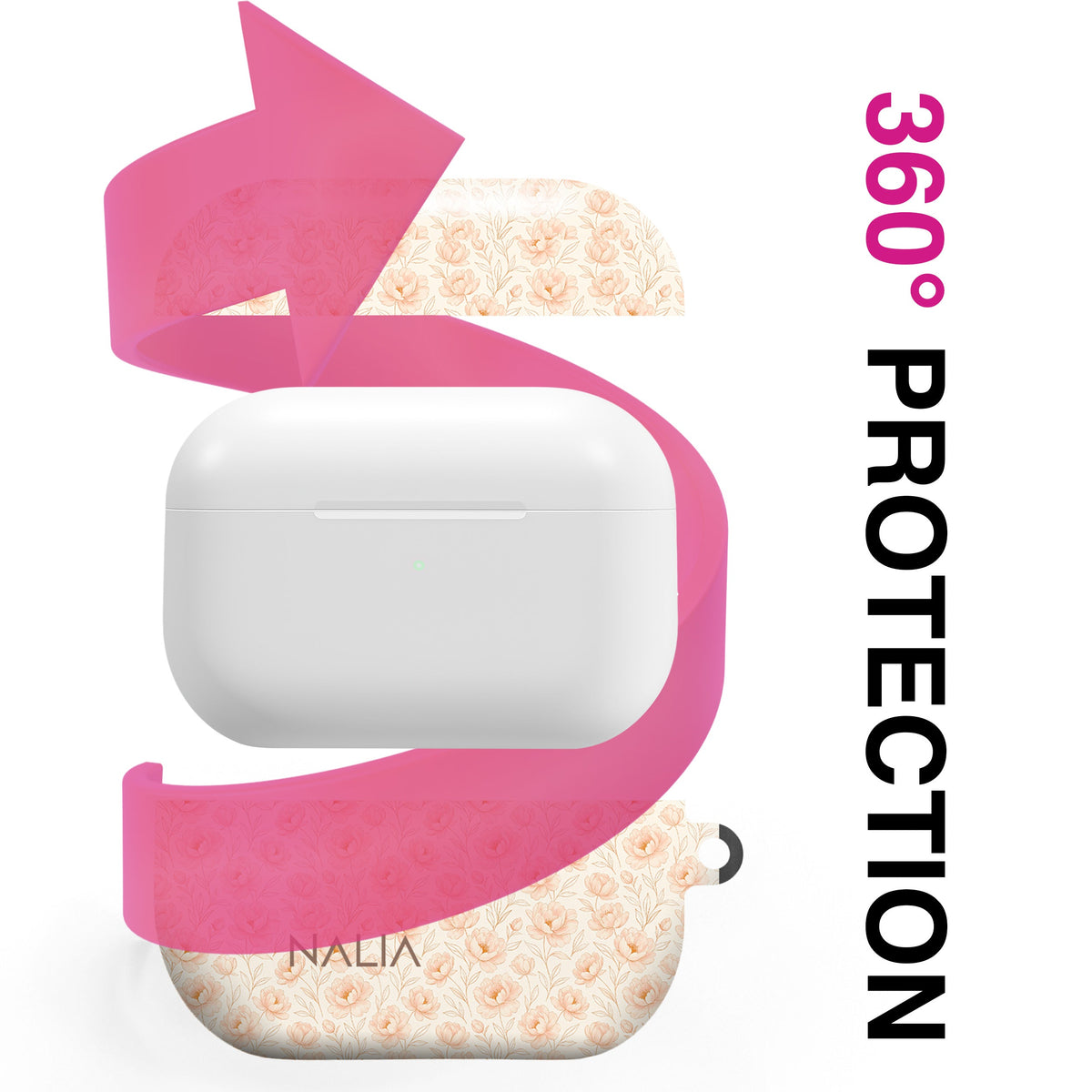 Blush - AirPods Pro 2 Hülle NALIA Protective Hülle