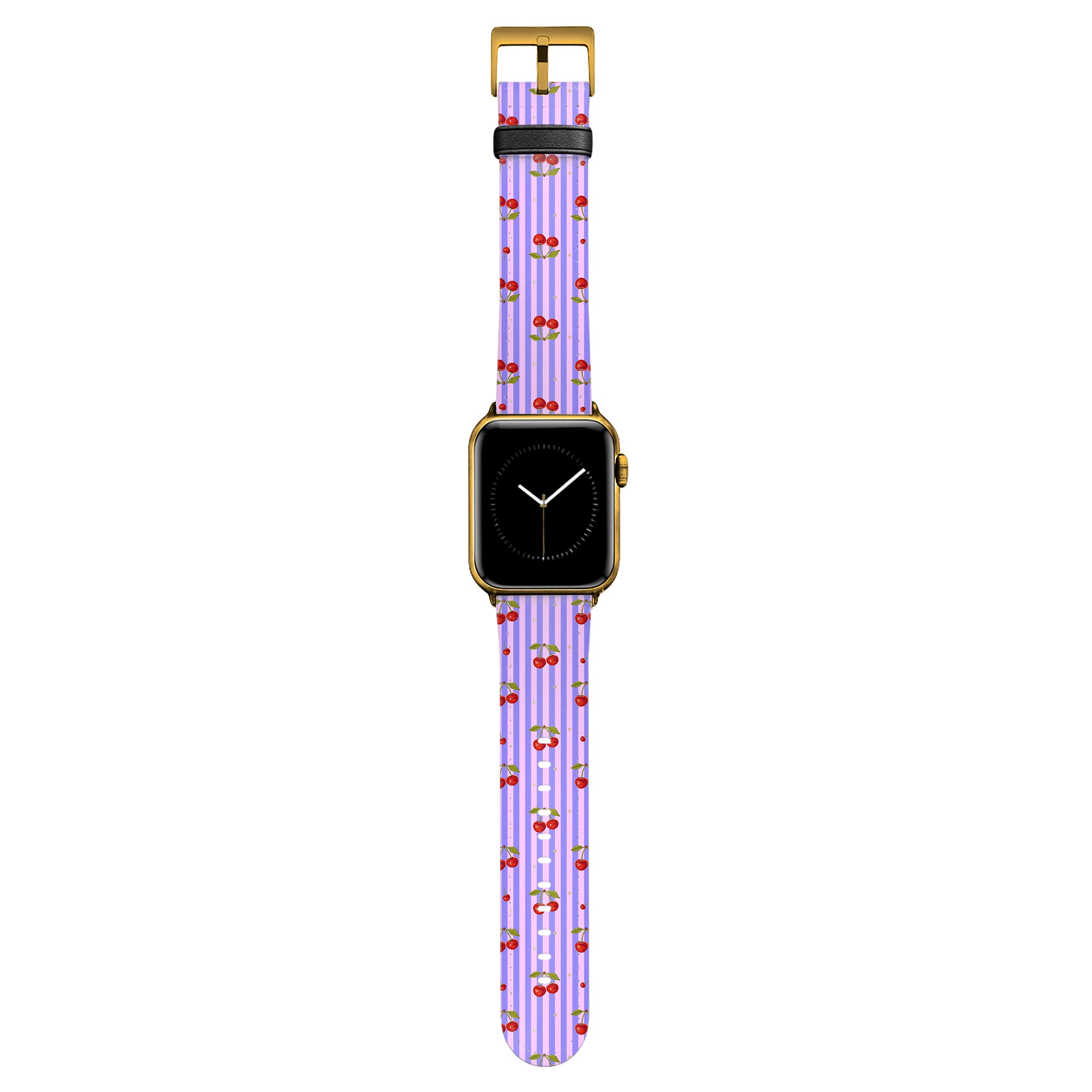Cherie - Apple Watch Armband 44-49mm & 42 (Serie 1-3) 44-49mm & 42 (Serie 1-3) Matt Gold NALIA Kunstleder Armband