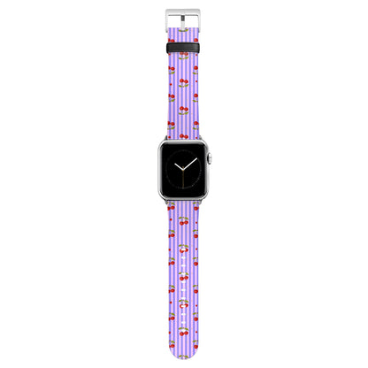 Cherie - Apple Watch Armband 44-49mm & 42 (Serie 1-3) 44-49mm & 42 (Serie 1-3) Matt Silber NALIA Kunstleder Armband