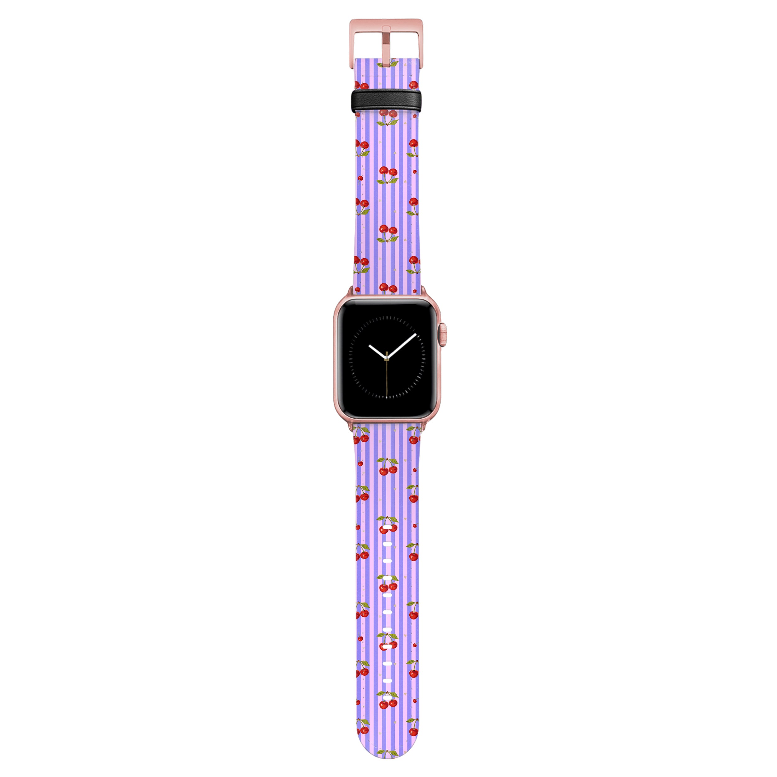 Cherie - Apple Watch Armband 44-49mm & 42 (Serie 1-3) 44-49mm & 42 (Serie 1-3) Matt Rose Gold NALIA Kunstleder Armband