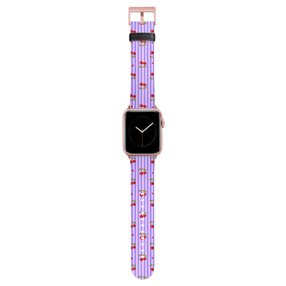 Cherie - Apple Watch Armband 44-49mm & 42 (Serie 1-3) 44-49mm & 42 (Serie 1-3) Matt Rose Gold NALIA Kunstleder Armband