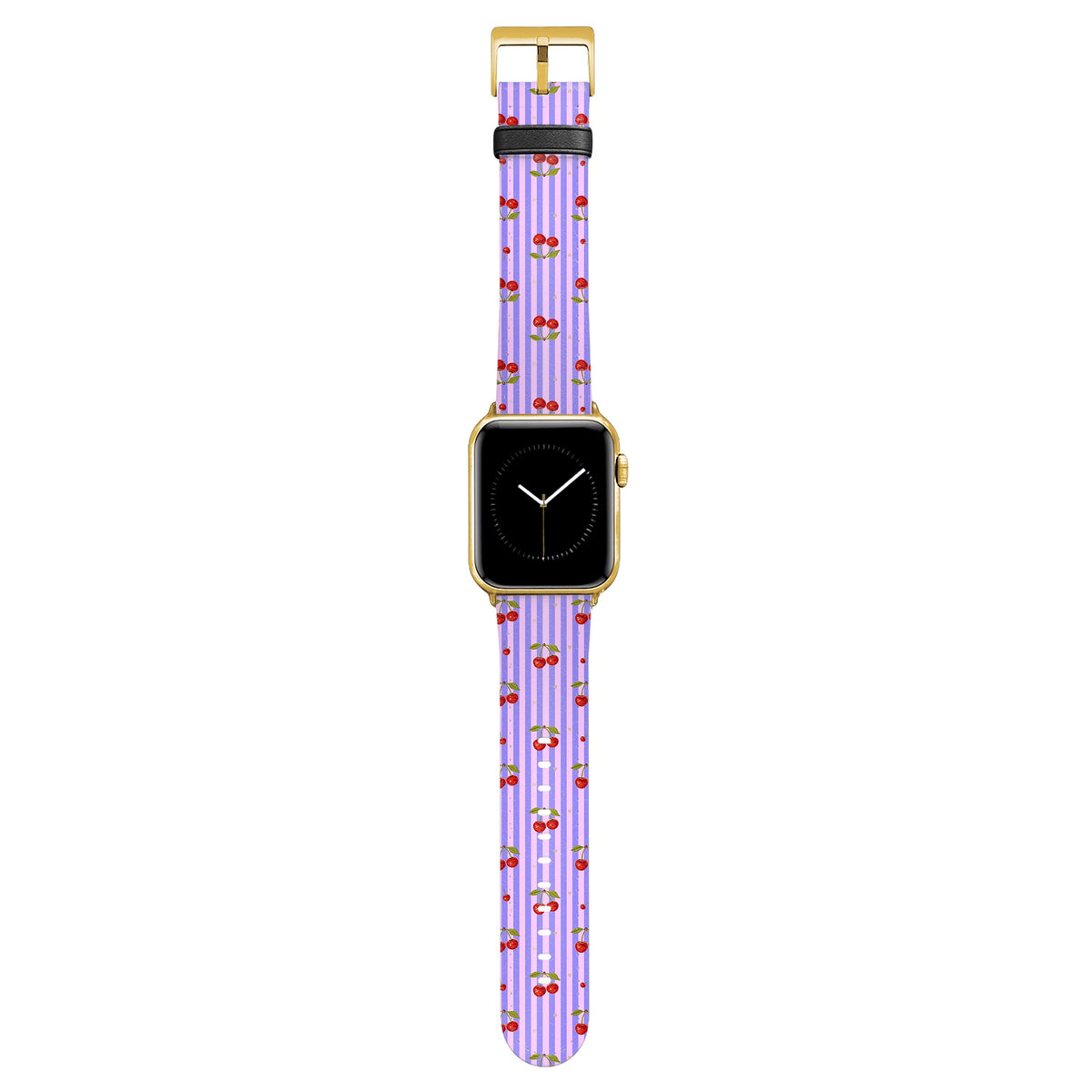 Cherie - Apple Watch Armband 44-49mm & 42 (Serie 1-3) 44-49mm & 42 (Serie 1-3) Matt Gold NALIA Kunstleder Armband