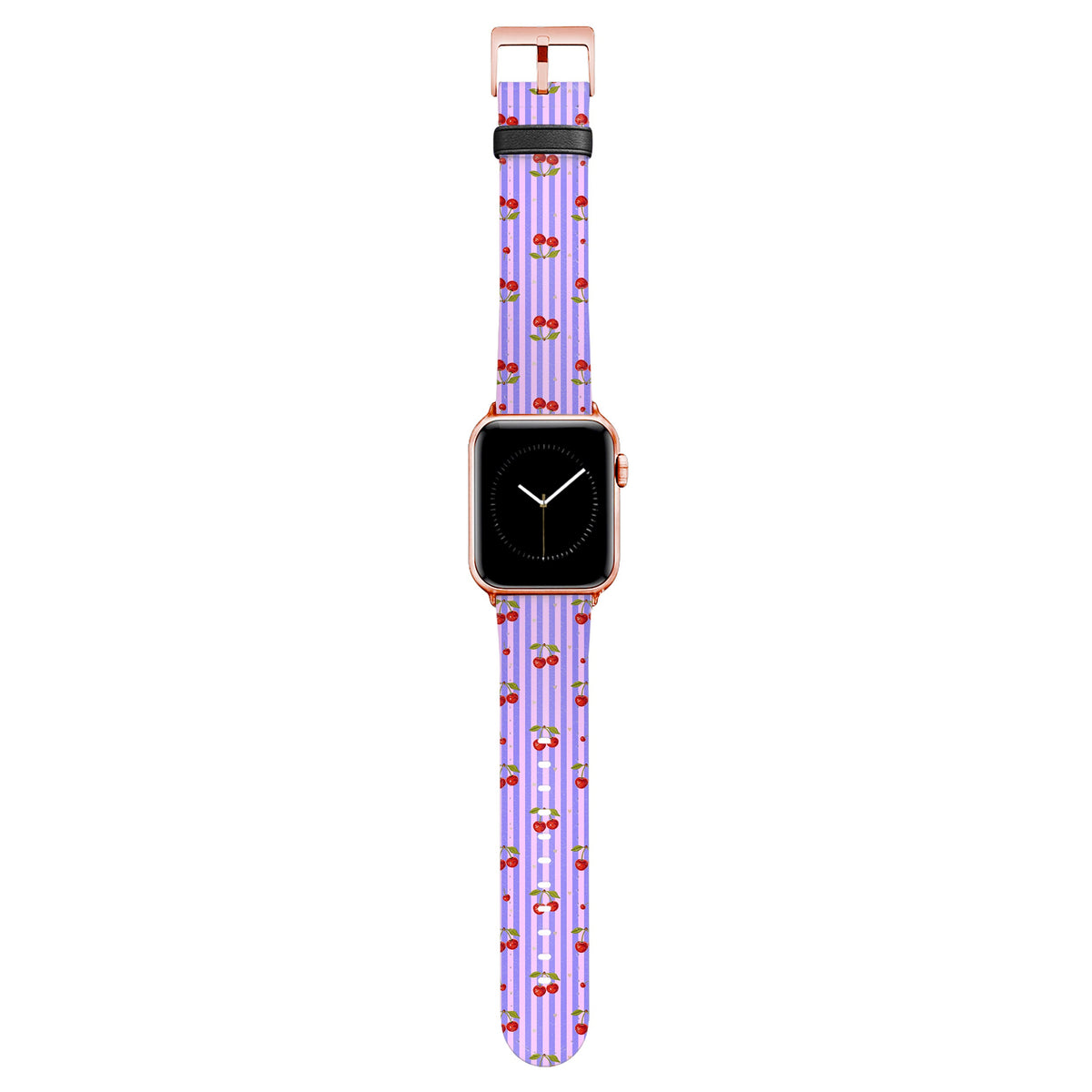 Cherie - Apple Watch Armband 44-49mm & 42 (Serie 1-3) 44-49mm & 42 (Serie 1-3) Matt Rose Gold NALIA Kunstleder Armband