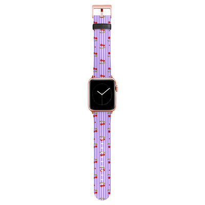Cherie - Apple Watch Armband 44-49mm & 42 (Serie 1-3) 44-49mm & 42 (Serie 1-3) Matt Rose Gold NALIA Kunstleder Armband