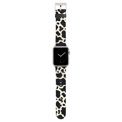 Holly - Apple Watch Armband 38/40/41/42mm 38 40 41 42mm Matt Silber NALIA Kunstleder Armband
