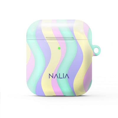 Curves - AirPods 1 / 2 Hülle NALIA Protective Hülle