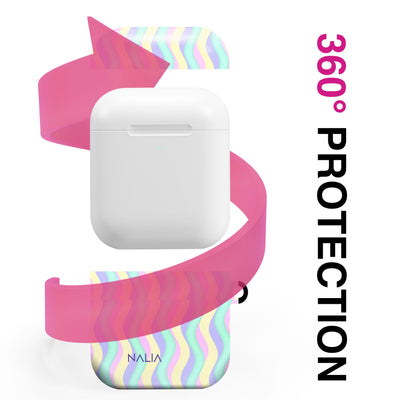 Curves - AirPods 1 / 2 Hülle NALIA Protective Hülle