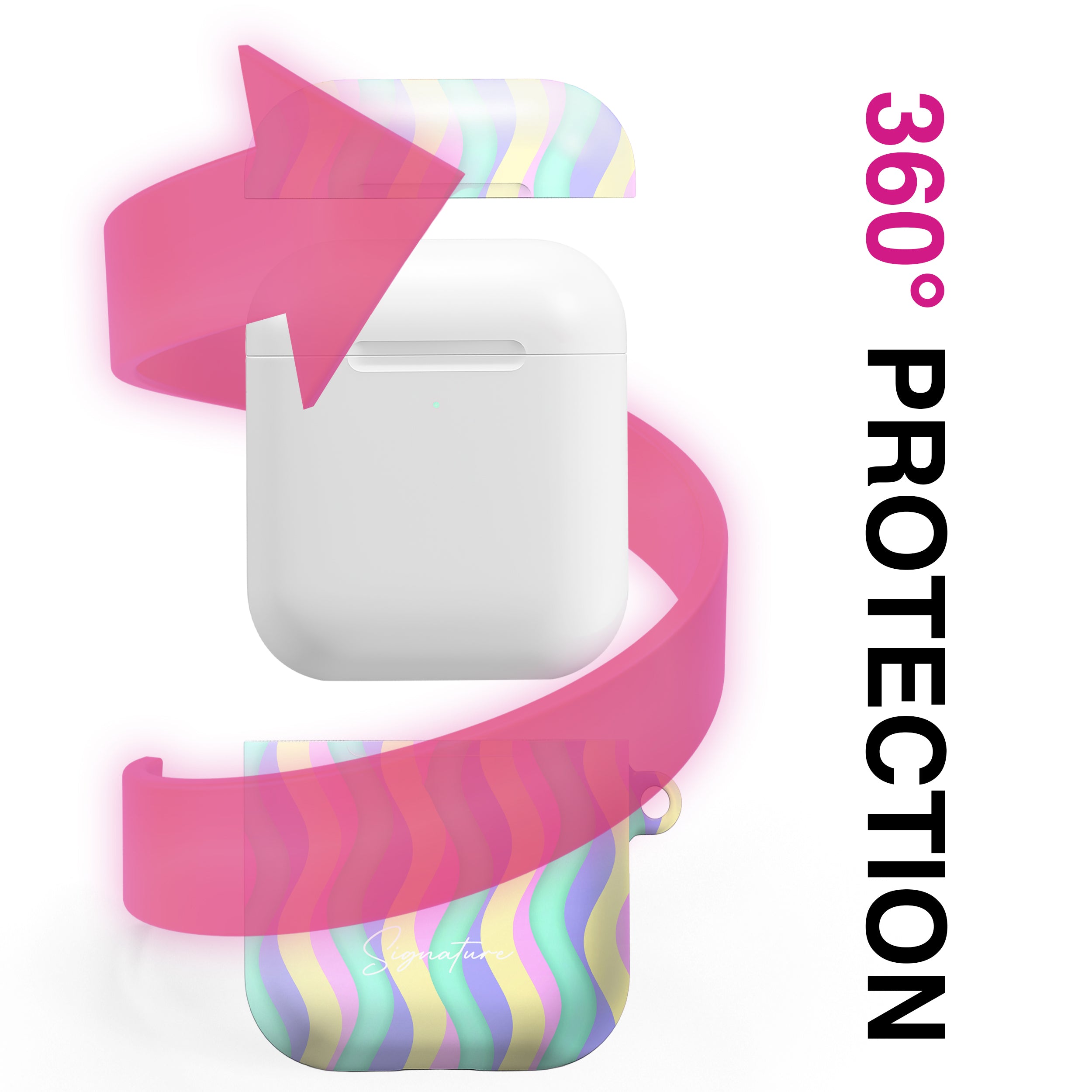 Curves - AirPods 1 / 2 Hülle NALIA Tech Accessories