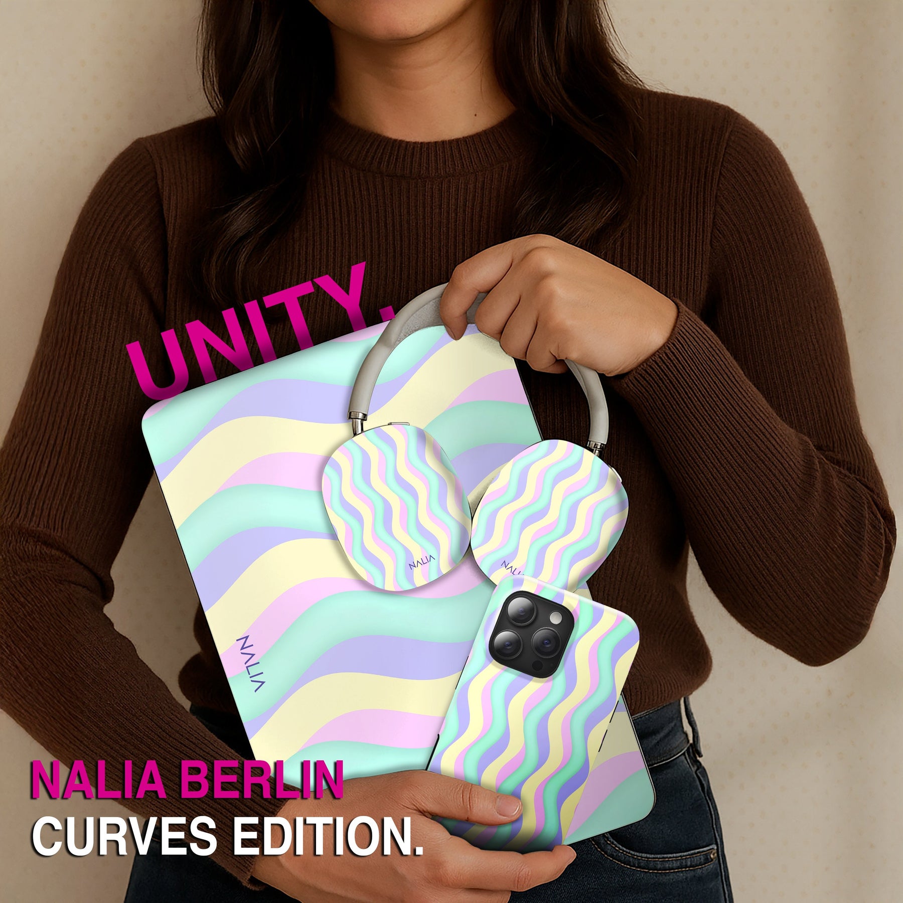 Curves - iPhone 17 Hülle NALIA Protective Hülle
