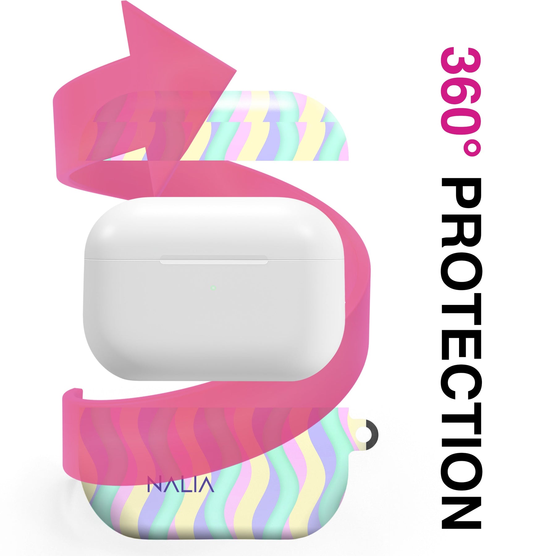Curves - AirPods Pro Hülle NALIA Protective Hülle