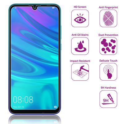 NALIA Schutzglas kompatibel mit Huawei P smart 2019, 9H HD Full-Cover Display Schutz Echt Glas-Folie, Handy Schutzfolie Bildschirm-Abdeckung Schutz-Film Screen Protector Tempered Glass - Transparent Default Title NALIA GlasSchutz