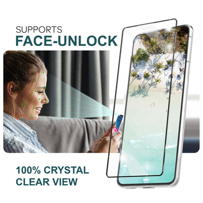 NALIA Set 2x Schutzglas & 1x Applikator für Samsung Galaxy S24 Plus Glas, Klarer Displayschutz & Schablone, 9H Glasfolie