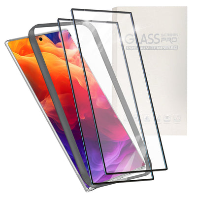 NALIA 2x Schutzglas für Samsung Galaxy S24 Ultra – Montagerahmen & 9H Full-Screen – ARMORGLASSX PRO (Glasfolie Transparent & Case-Friendly) – Marke aus Berlin Default Title NALIA GlasSchutz
