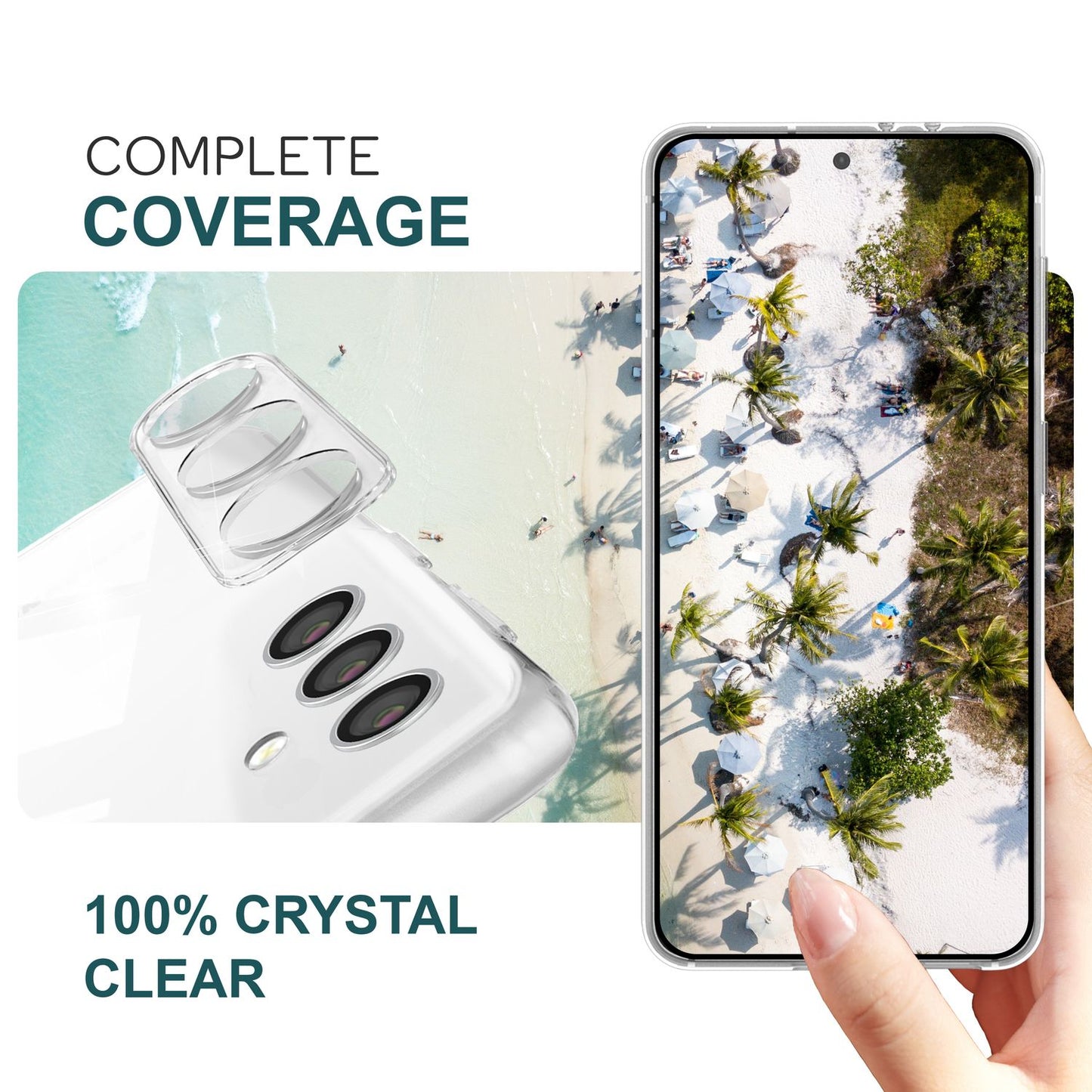 NALIA [2 Stück] Kamera-Schutzglas für Samsung Galaxy S24 Plus Glas, Klarer Kratzfester 9H Linsen-Schutz für Rückkamera
