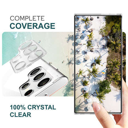 NALIA [2 Stück] Kamera-Schutzglas für Samsung Galaxy S24 Ultra Glas, Klarer Kratzfester 9H Linsen-Schutz für Rückkamera