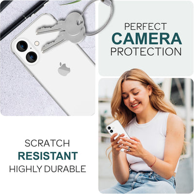 NALIA 2x Kamera-Schutzglas kompatibel mit iPhone 16 Plus Glas, Klarer Linsen-Schutz für Rückkamera, Kameraglas 9H Tempered Glass Protector Glasfolie Zwischenraum-Abdeckung, Kameraschutz Transparent Default Title NALIA GlasSchutz