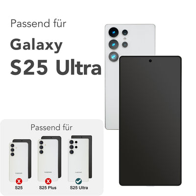 NALIA Privacy Blickschutzglas für Samsung Galaxy S25 Ultra – Inkl. Montagerahmen & 9H Härte – ANTISPYX PRO (Anti-Spy Displayschutz Full-Cover) – Marke aus Berlin Default Title NALIA GlasSchutz