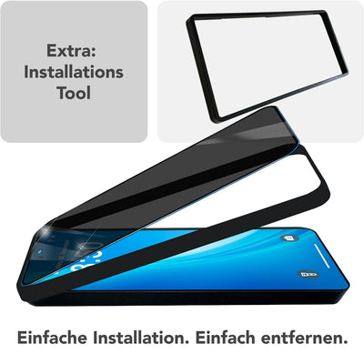 NALIA Privacy Blickschutzglas für Samsung Galaxy S25 Ultra – Inkl. Montagerahmen & 9H Härte – ANTISPYX PRO (Anti-Spy Displayschutz Full-Cover) – Marke aus Berlin Default Title NALIA GlasSchutz