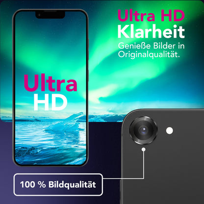 NALIA Focus.Pro CLX Kamera Schutzglas für iPhone 16e – Linsen Glas mit Anti-Reflexion Ring, Ultra-Klar mit 9H Härte, Hüllen-kompatibel, Kratzfestes Kameraglas, Objektiv Abdeckung Default Title NALIA GlasSchutz