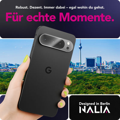 NALIA 2x Kameraschutzglas für Google Pixel 9 Pro XL – Linsenschutz 9H & Case-Friendly – FOCUS.X2 MAX (HD-Echtglas Transparent) – Marke aus Berlin Default Title NALIA GlasSchutz