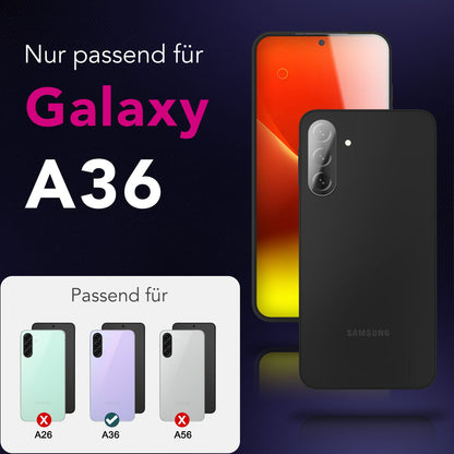 NALIA Focus.X2 MAX Kameraschutz für Samsung Galaxy A36 – 2x Kamera Schutzglas für Rückkamera, Ultra Transparent & Kratzresistent 9H, Passgenaue Abdeckung, Hüllen-kompatibel
