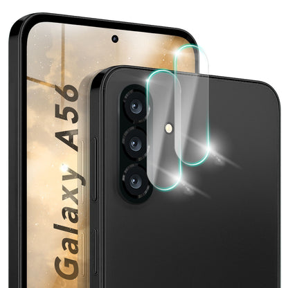 NALIA Focus.X2 MAX Kameraschutz für Samsung Galaxy A56 – 2x Kamera Schutzglas mit 9H Härte, Ultra-Klare Objektiv-Abdeckung, Hüllen-freundlich, Anti-Schlieren, Kratzresistent