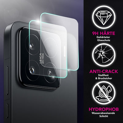 NALIA 2x Kameraschutzglas für Xiaomi 15 – Linsenschutz 9H & Case-Friendly – FOCUS.X2 MAX (HD-Echtglas Transparent) – Marke aus Berlin Default Title NALIA GlasSchutz