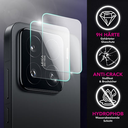 NALIA Focus.X2 MAX Kameraschutz für Xiaomi 15 – 2x Kamera Schutzglas mit 9H Härte, Ultra-Klare Linsen-Abdeckung, Kratzresistent & Fettabweisend, Hüllen-kompatibel, Objektiv-Schutz Default Title NALIA GlasSchutz
