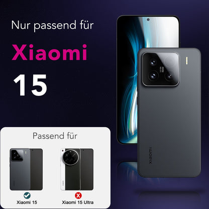 NALIA Focus.X2 MAX Kameraschutz für Xiaomi 15 – 2x Kamera Schutzglas mit 9H Härte, Ultra-Klare Linsen-Abdeckung, Kratzresistent & Fettabweisend, Hüllen-kompatibel, Objektiv-Schutz Default Title NALIA GlasSchutz